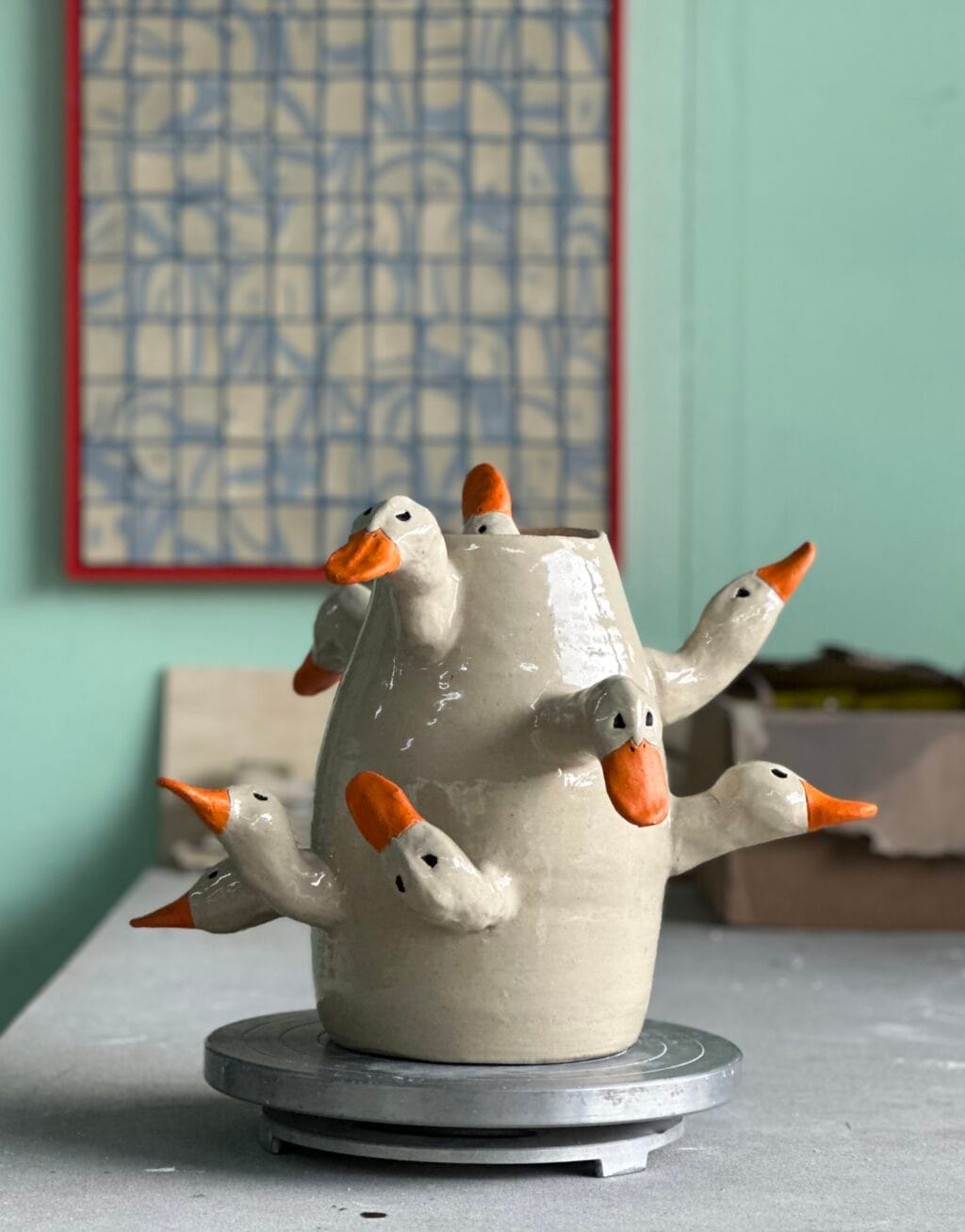 Duck Vase